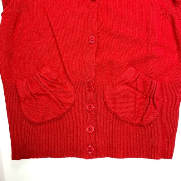 MARC Jacobs Patch-pockets Cardigan in Rose Red - Picture 5 of 8